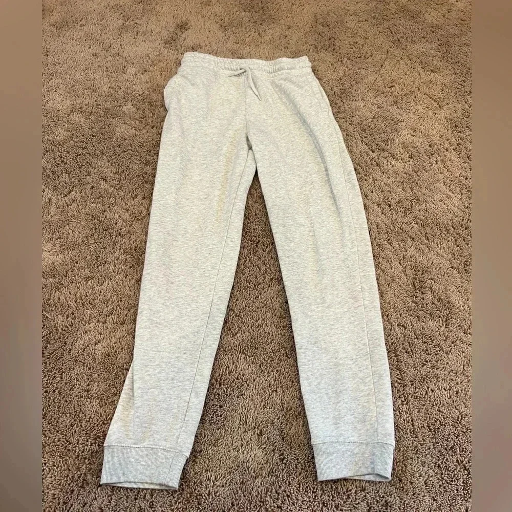 Old navy girls heathered light gray sweatpants xl 14-16